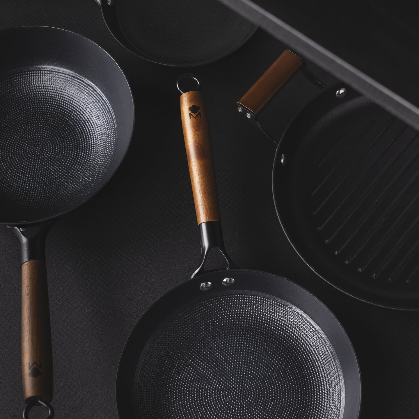 Wok MasterPRO de Hierro prensado Ø24cm - Odin (2)